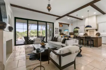 Living Room - Spanish Modern Home - Flagler County FL